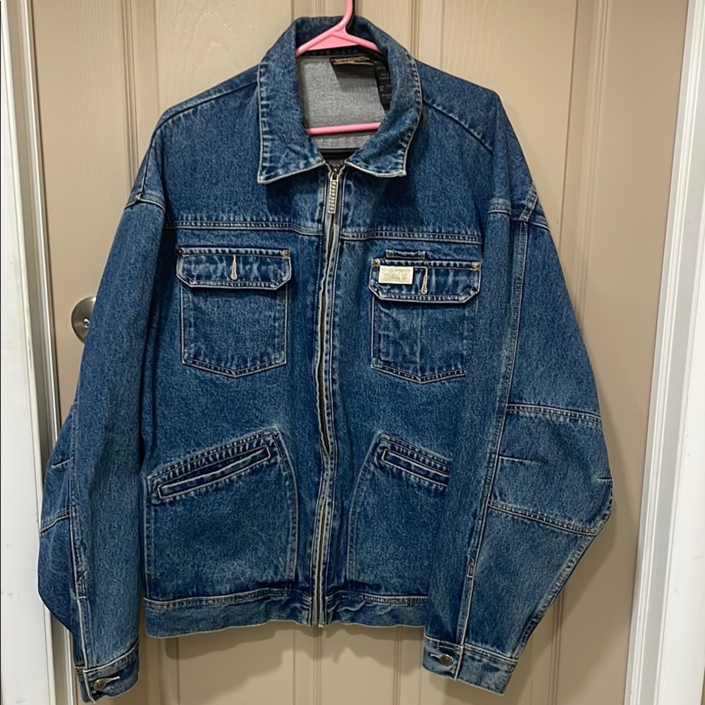 Vintage 90’s Rocawear Streetwear Y2K Denim Jacket SZ XL